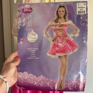Disney Aurora Pink and Gold Costume Set